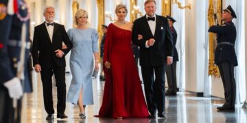 Dutch King and Queen Attend State Banquet at Prague Castle