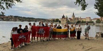 Lithuanian National Anthem Resonates in Prague