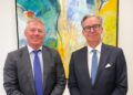 Danish Ambassador Welcomes New Swedish Envoy to Prague